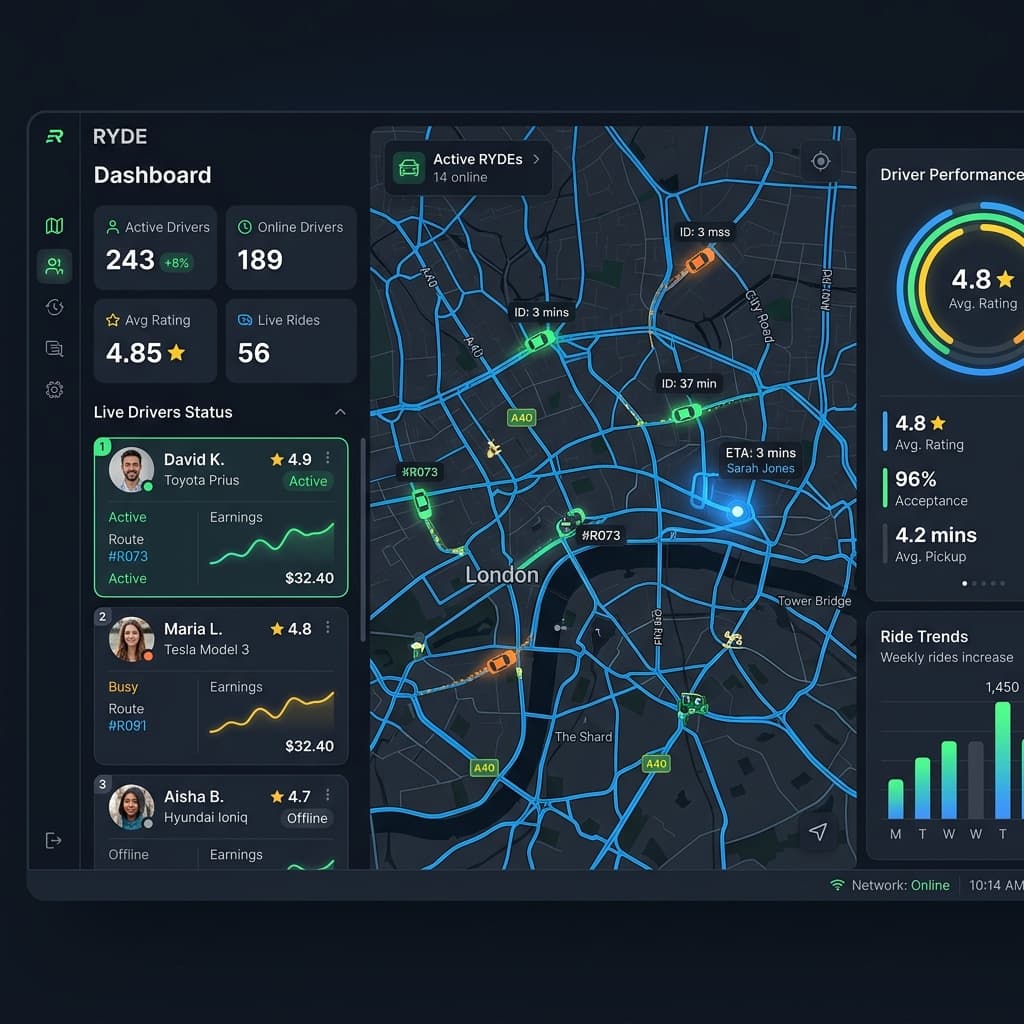 HOPIN Ride Sharing Platform